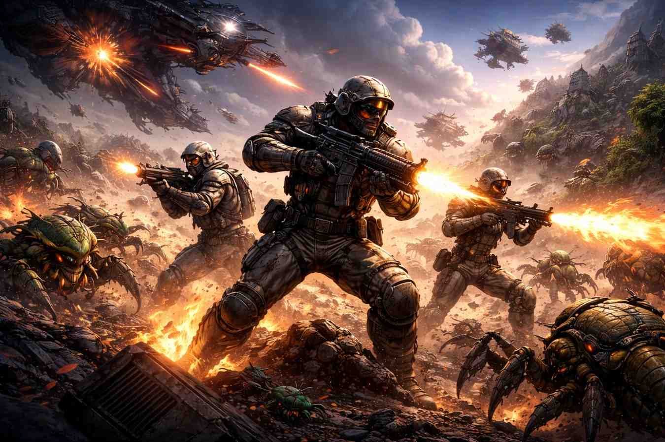 Helldivers 2: The Chaotic Third-Person Shooter