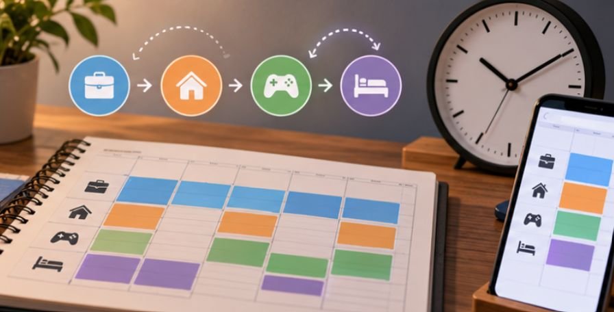 How to Balance Gaming With a Full Time Job Using Time Blocks