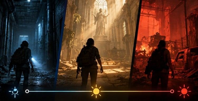 How Do Lighting, Color, and Scale Control Emotion