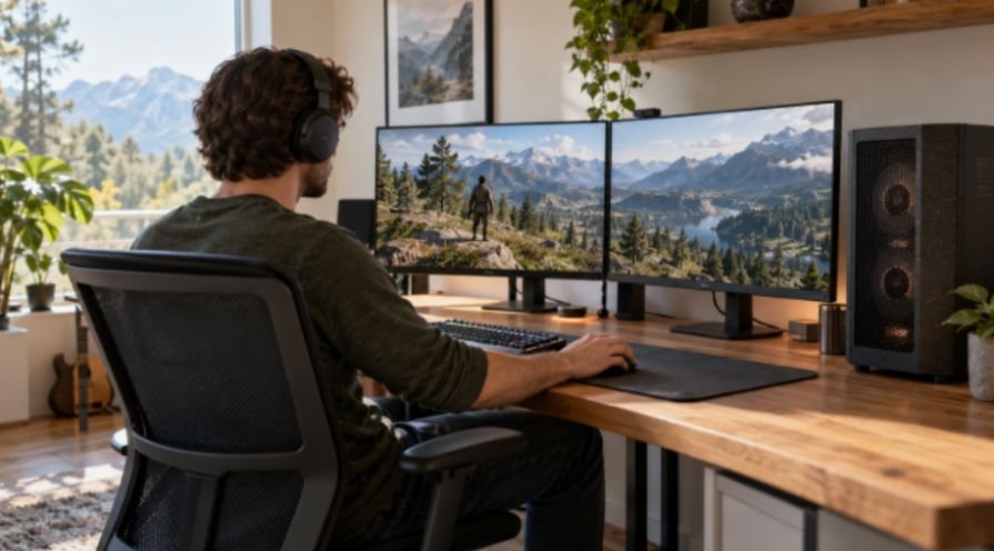 The Real Footprint Under Your Battle Station Desk
